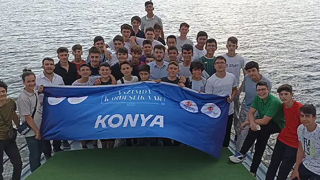Konya'daki öğrenciler Beyşehir'deki yaz kampında buluştu
