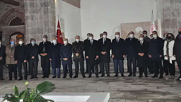 Konya'daki restorasyonu tamamlanan  Taş Medrese törenle açıldı