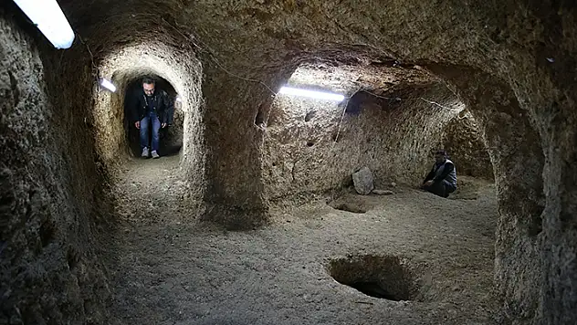 Konya'daki Sarayini'ne tünellerle bağlı yeni bir yer altı şehri keşfedildi