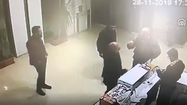 Konya'daki silahlı kavga güvenlik kamerasına yansıdı