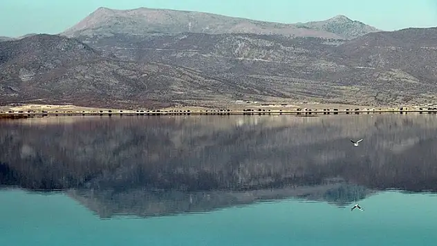 Konya'daki Suğla Gölü yağmur ve kar sularıyla yeniden canlandı