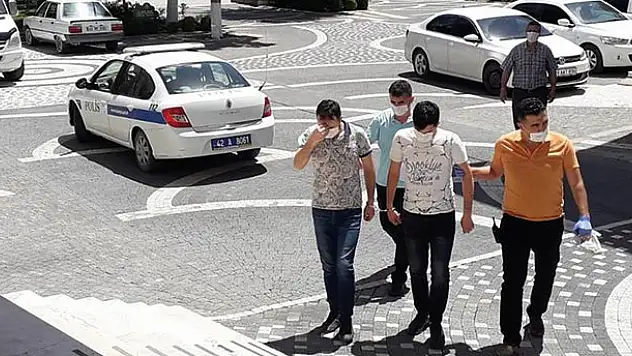 Konya'daki uyuşturucu operasyonunda 1'i uzman çavuş, 2 gözaltı