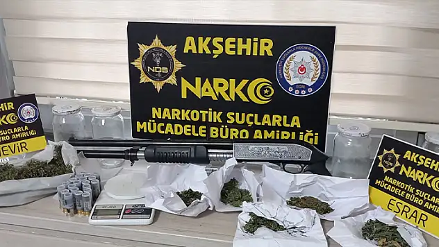 Konya'daki uyuşturucu operasyonunda 1 kişi tutuklandı 
