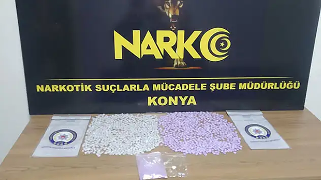 Konya'daki uyuşturucu operasyonunda 3 tutuklama
