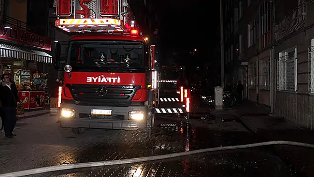 Konya'daki yangın korku dolu anlar yaşattı