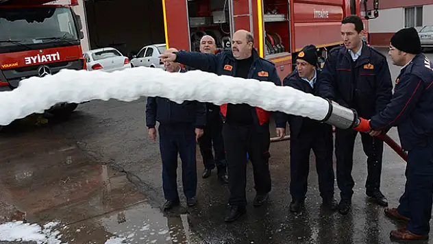 Konya'dan Aksaray itfaiyesine eğitim