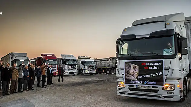 Konya'dan Bayırbucak Türkmenlerine yardım