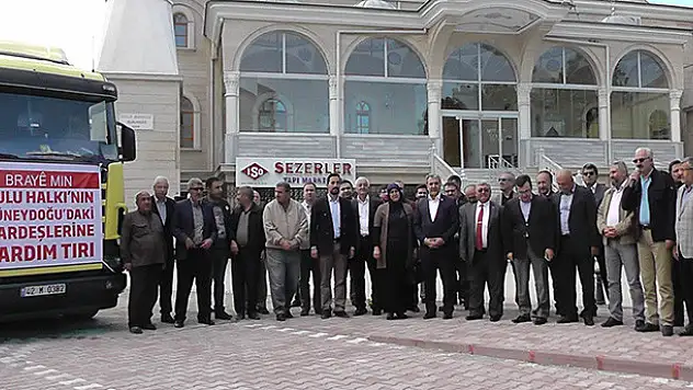 Konya'dan Cizre'ye yardım tırı