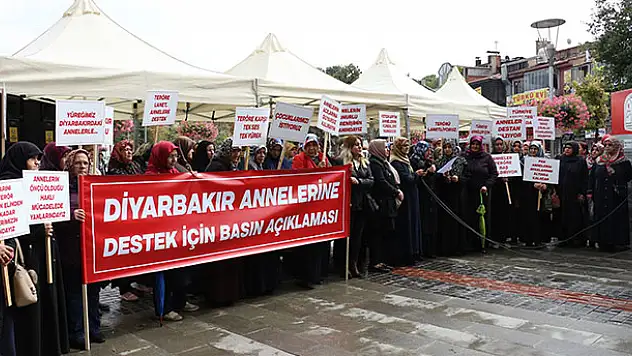 Konya'dan Diyarbakır annelerine destek