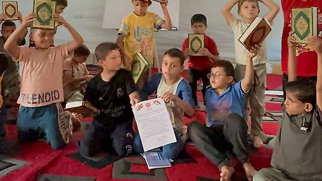 Konya'dan Gazzeli çocuklara Kur'an-ı Kerim ulaştırıldı