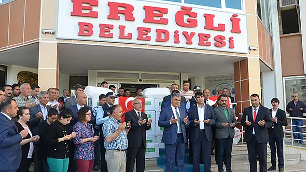 Konya'dan güvenlik güçlerine destek