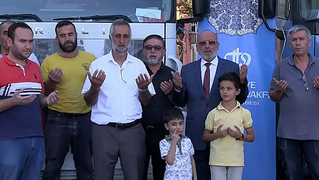 Konya'dan Halep'e un yardımı