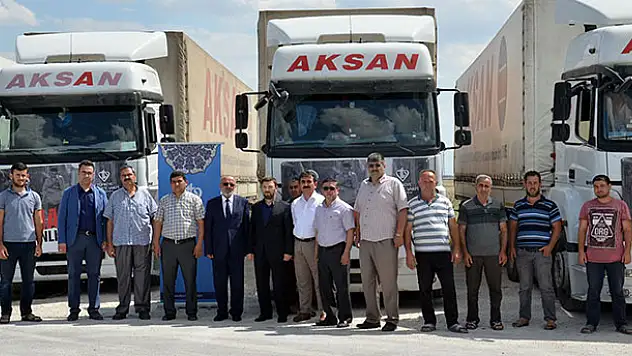 Konya'dan Halep'e Un Yardımları Devam Ediyor