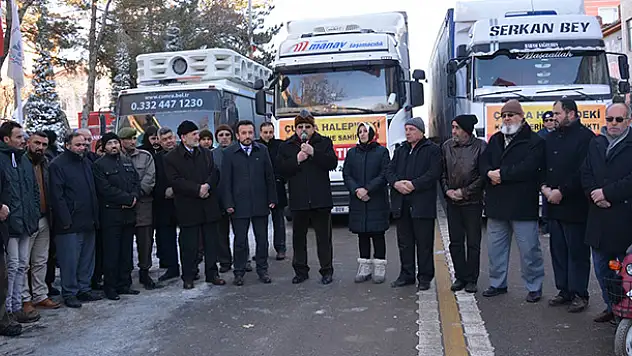 Konya'dan Halep'e yardım