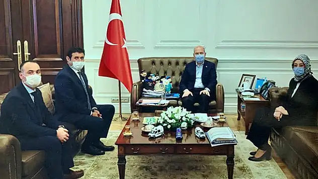 Konya'dan İçişleri Bakanı Süleyman Soylu'ya ziyaret
