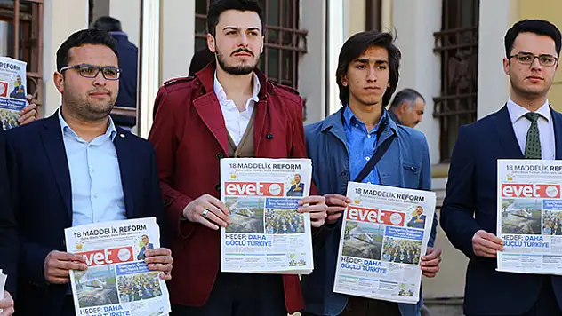 Konya'dan Kılıçdaroğlu'na Evet gazetesi