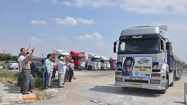 Konya'dan Suriye'ye insani yardım