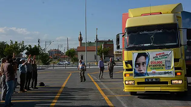 Konya'dan Suriye'ye yardım eli