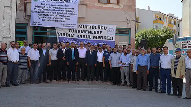 Konya'dan Türkmenlere yardım tırı