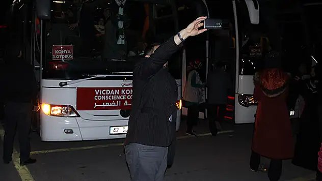 Konya'dan 'Vicdan Konvoyu' yola çıktı