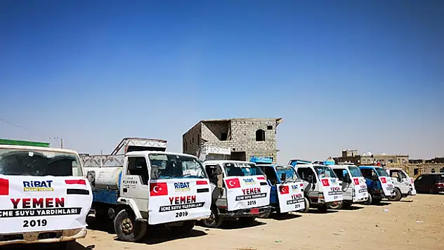 Konya'dan Yemen'e ilk yardım heyeti ulaştı
