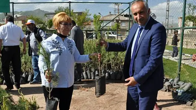 Konya'dan Yüksekova'ya 13 bin fidan gönderildi