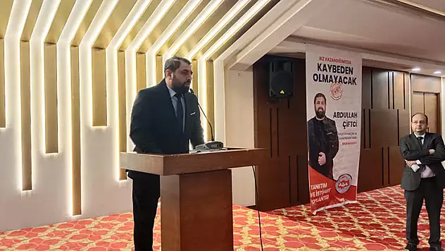 Konya Emlakçılar ve Kuyumcular Odası Başkan Adayı Çiftçi, projelerini anlattı