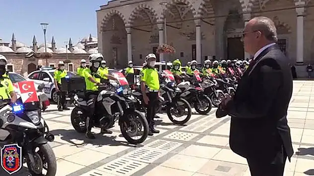 Konya Emniyet teşkilatından '19 Mayıs Korteji'