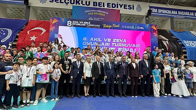 Konya ev sahipliğinde düzenlenen Akıl ve Zeka Oyunları Turnuvası sona erdi
