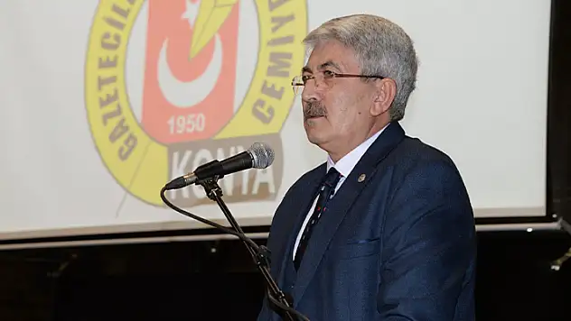 Konya Gazeteciler Cemiyeti'nde Sefa Özdemir yeniden başkan seçildi