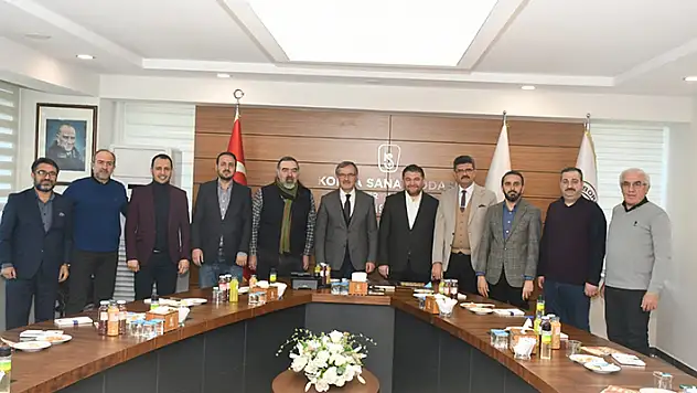 Konya Gazeteciler Cemiyetinden KSO'ya ziyaret