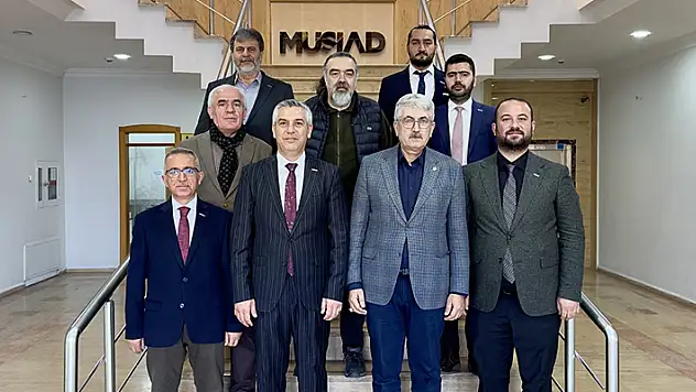 Konya Gazeteciler Cemiyetinden Müsiad Konya Şubesine hayırlı olsun ziyareti