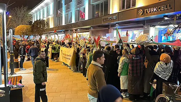 Konya Halkı Filistin ve mazlum halklar için ses yükseltti