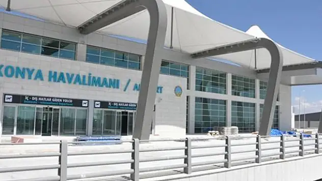 Konya Havalimanı 80 bin 557 yolcuya hizmet verdi