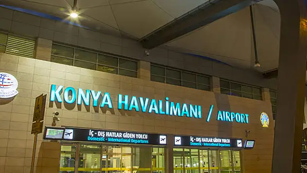 Konya Havalimanı'nı Mart ayında 91 bin yolcu kullandı