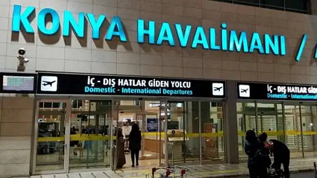 Konya Havalimanı'nda 82 bin 285 yolcu hizmet aldı