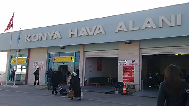 Konya Havalimanında Şubat'ta 78 bin 716 yolcuya hizmet verildi