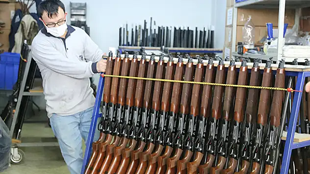 Konya Huğlu'dan ABD'ye 11 milyon dolarlık av tüfeği ihracatı