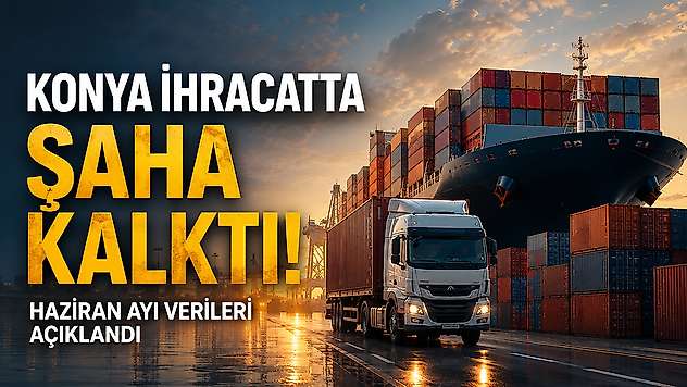 Konya ihracatta şaha kalktı: Haziran ayı verileri açıklandı