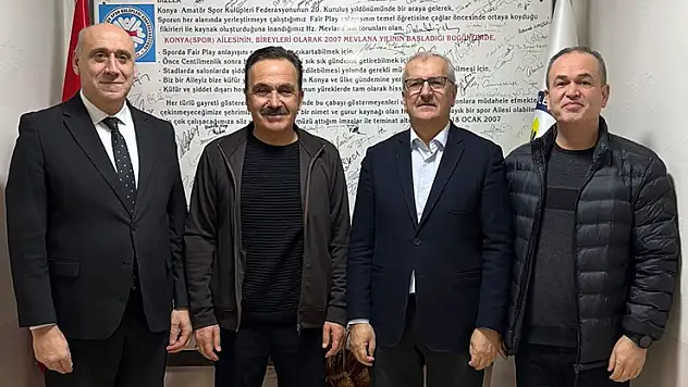 Konya İl Müdürü Öztürk'ten ASKF'ye ziyaret