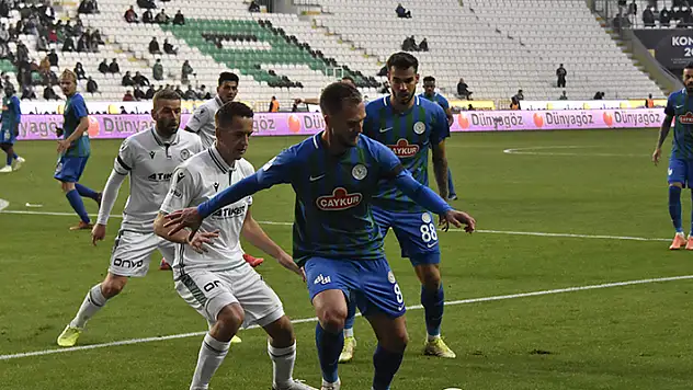 Konya ile Rize 28. randevuda 