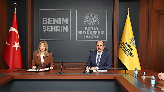 Konya ile Üsküp arasında 'Kardeş Şehir Ön Protokolü' imzalandı
