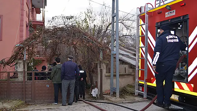 Konya Ilgın'da ev yangın çıktı: 4 yaralı