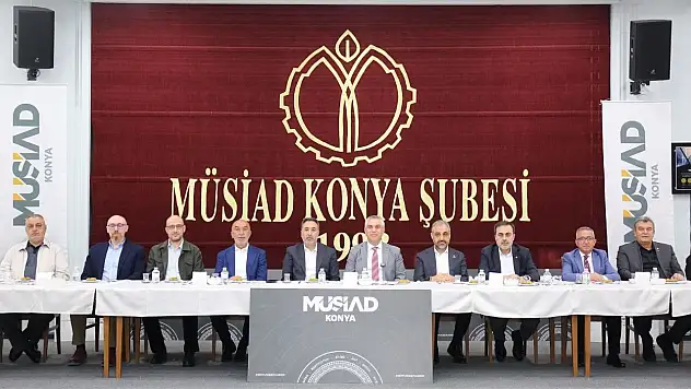 Konya iş dünyası bayram için buluştu