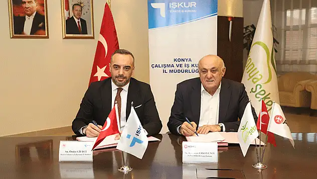 Konya İŞKUR ile Anadolu Birlik Holding'den güç birliği
