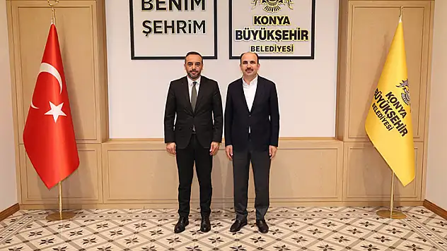 Konya İŞKUR Müdürü Çiftçi'den Başkan Altay'a ziyaret