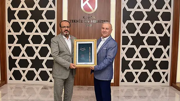 Konya Ispartalılar Derneği'nden Rektör Çelik'e ziyaret