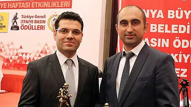 Konya İtfaiyesi Basın Ödüllerinde İHA'ya İki Ödül