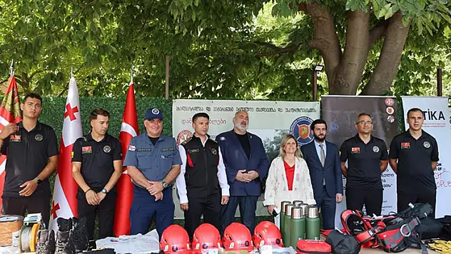 Konya İtfaiyesi'nden Gürcistan'da eğitim