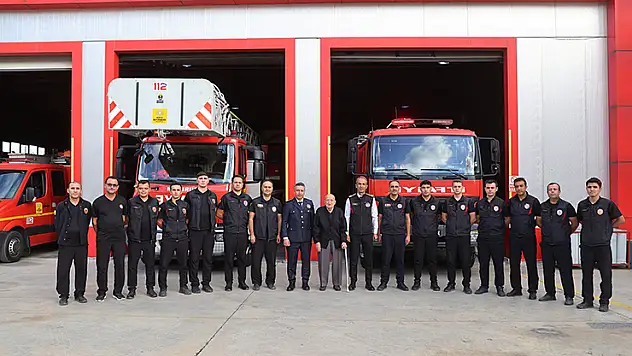 Konya itfaiyesine anlamlı ziyaret
